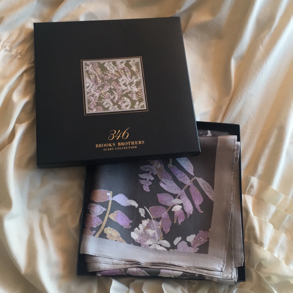 Brand New Silk Floral Scarf